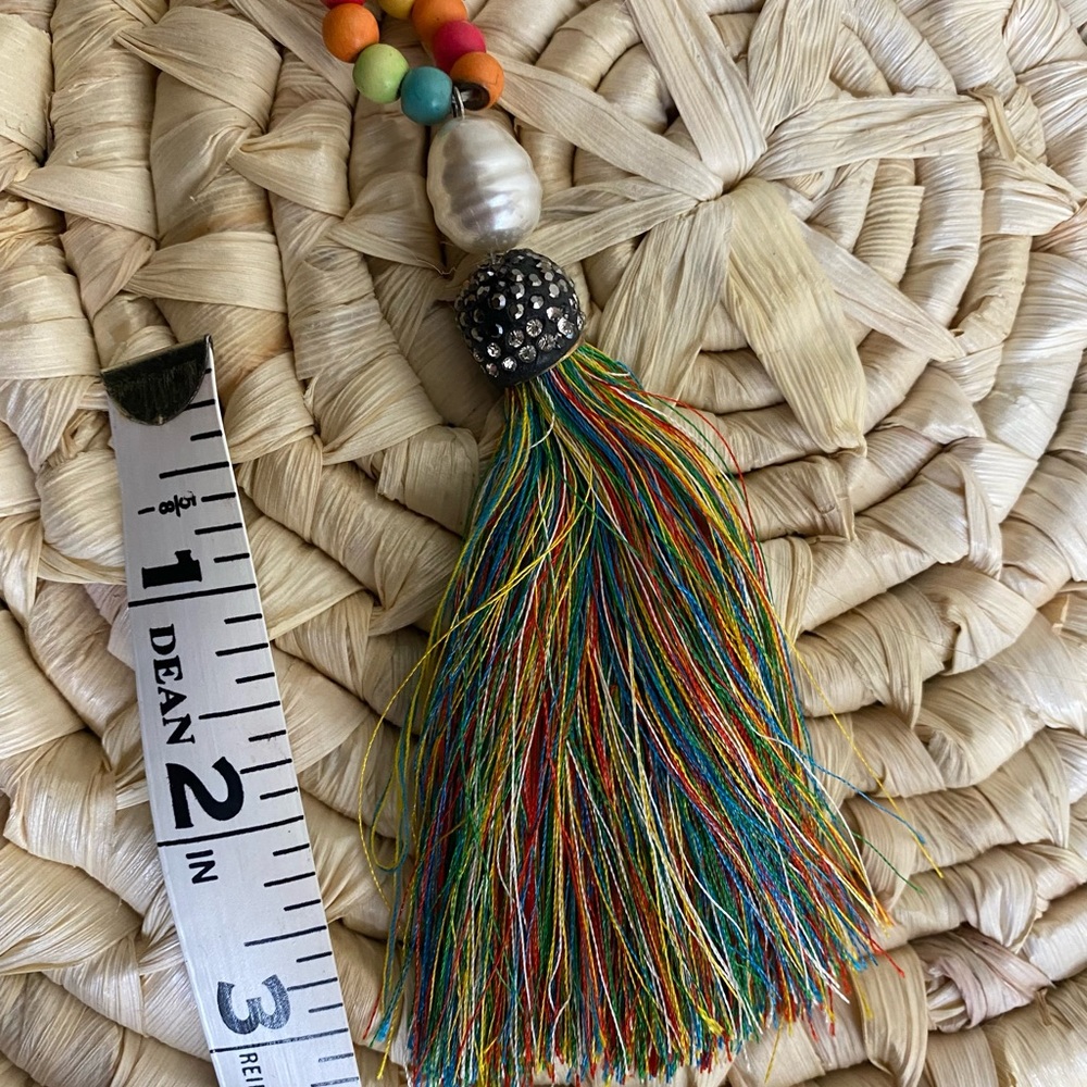 Boho Bead Necklace - Picture 8 of 9
